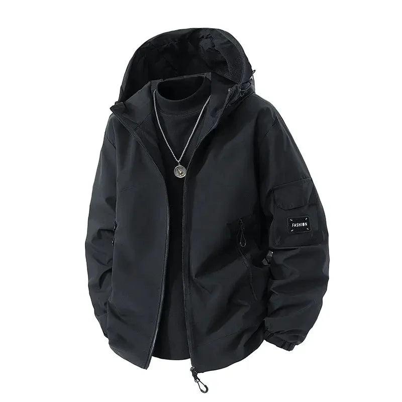 Herren Skijacke Wasserabweisend Winter Kapuzenjacke