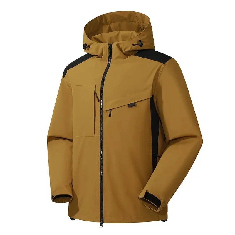 Herren Skijacke Lockere Passform Kapuzen Design