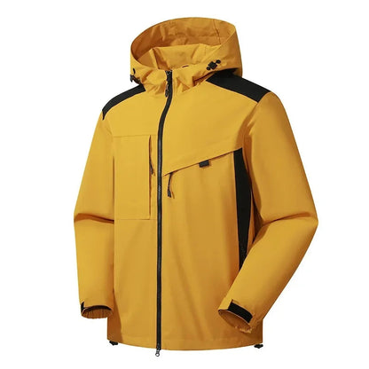 Herren Skijacke Lockere Passform Kapuzen Design