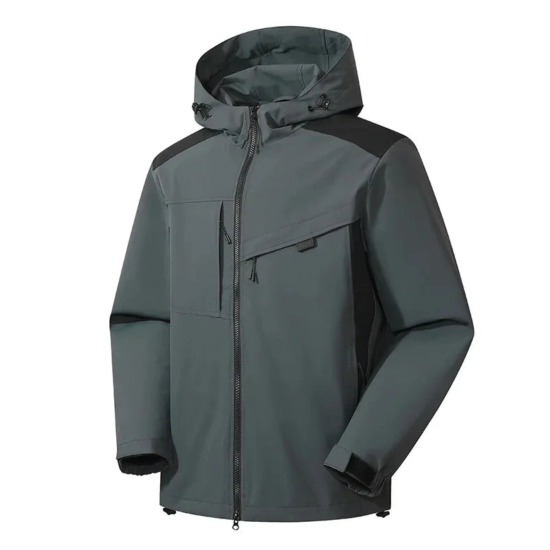 Herren Skijacke Lockere Passform Kapuzen Design