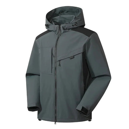 Herren Skijacke Lockere Passform Kapuzen Design
