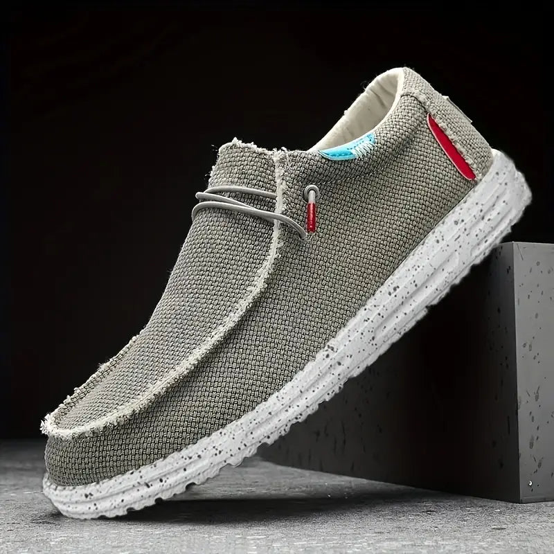 Herren Slip-On Schuhe Leichtgewicht für Alltag Schwarz - Norvielle