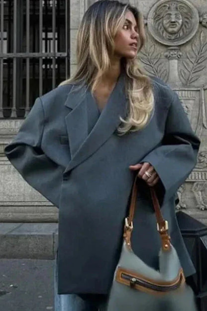 Norvielle Damen Übergrößer Blazer