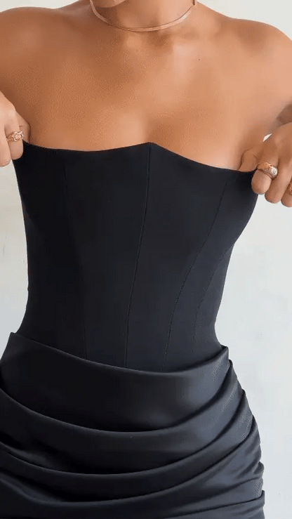 Damen Off-Shoulder-Kleid