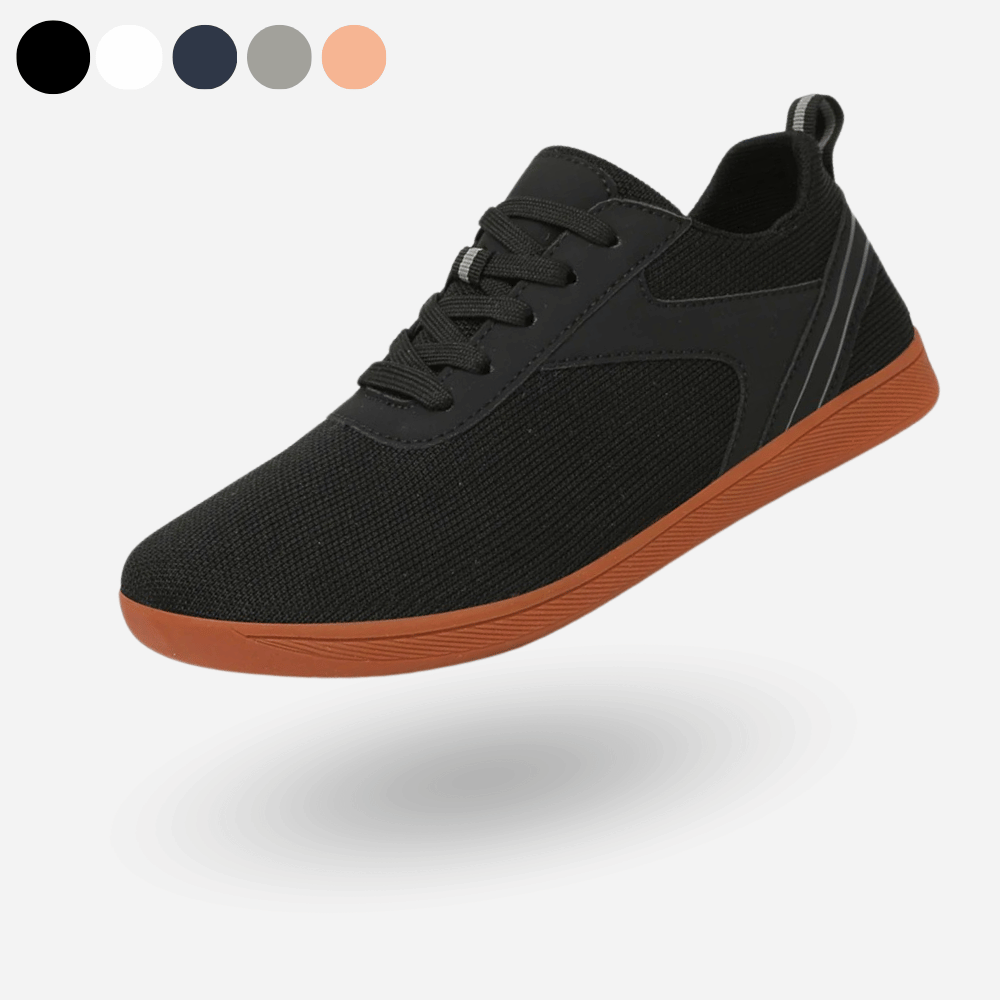 Herren Sneaker Atmungsaktives Mesh Schwarz - Norvielle