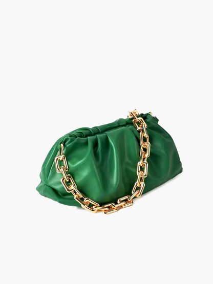 Damenhandtasche mit Goldkette Modern