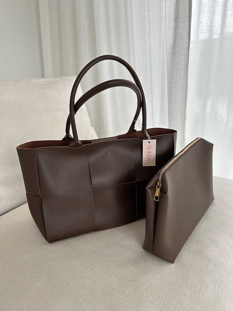 Alice Damen Handtasche Flecht-Design