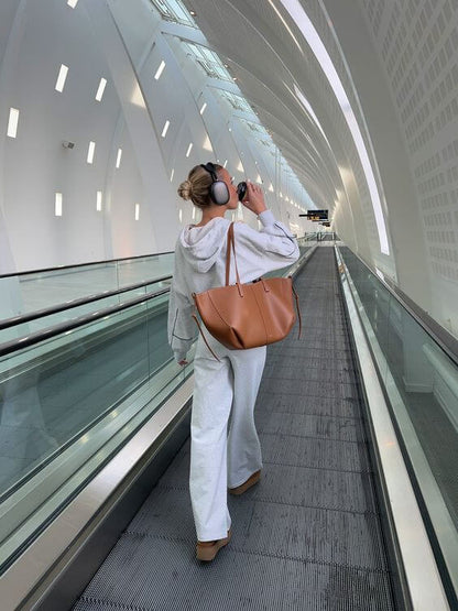 Damen-Shopper aus Kunstleder Elegantes Design
