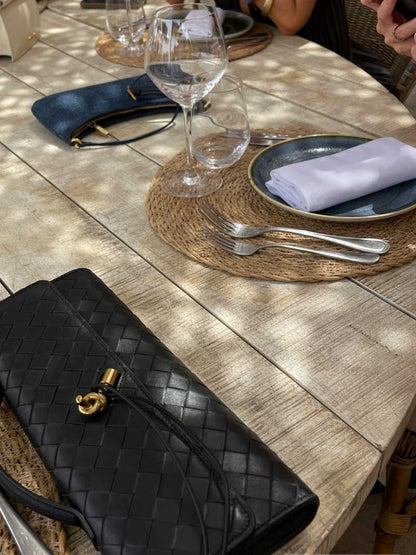 Geflochtene Damenhandtasche