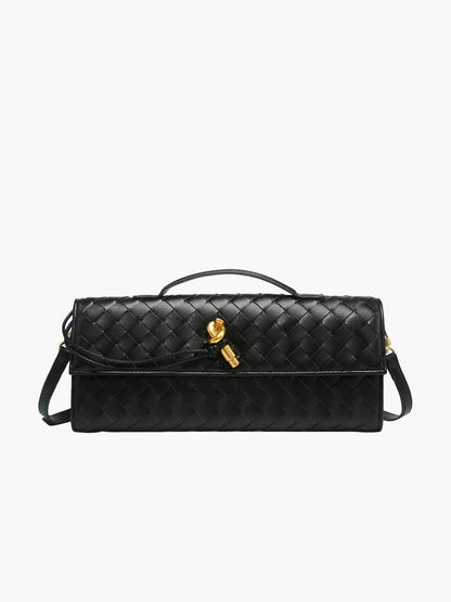 Geflochtene Damenhandtasche Braun - Norvielle