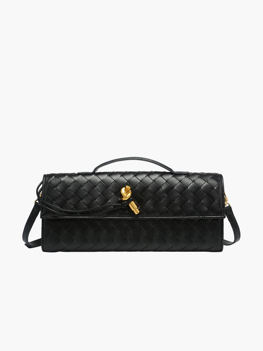 Geflochtene Damenhandtasche Braun - Norvielle