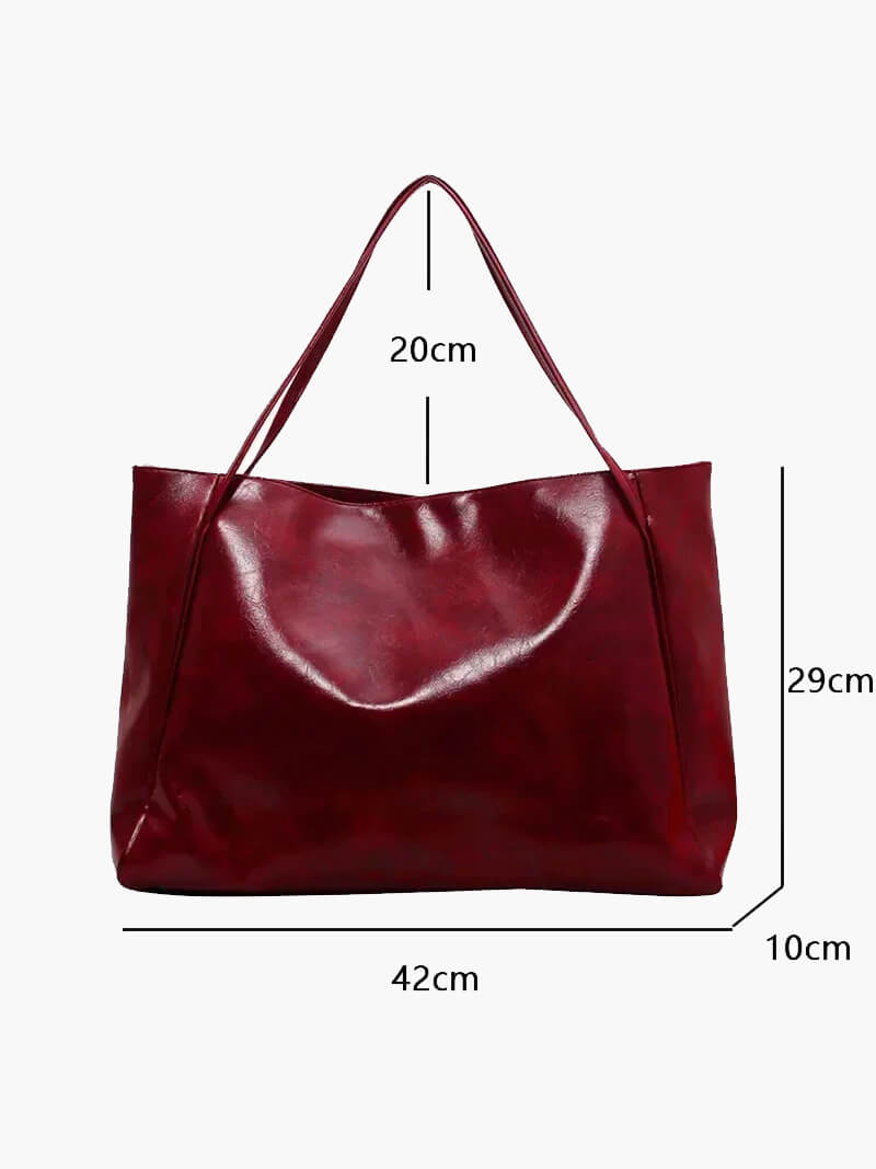 Damenhandtasche Kunstleder Einfach