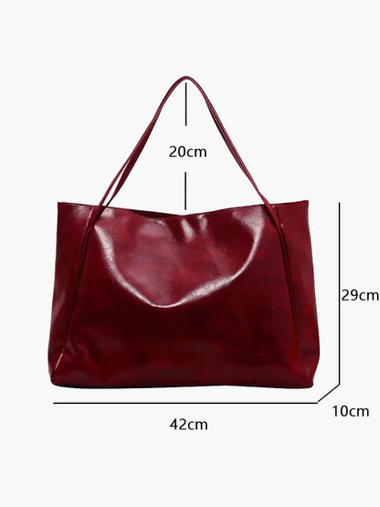 Damenhandtasche Kunstleder Einfach