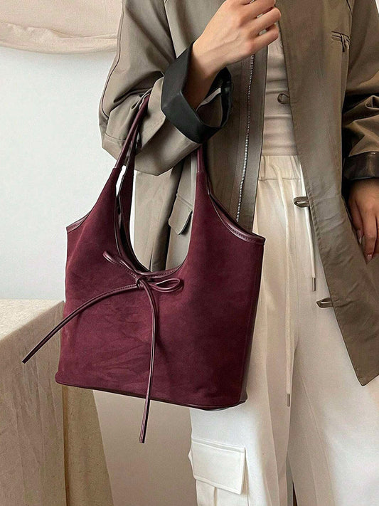 Schweden Handtasche Elsa Damen Leder Schwarz - Norvielle