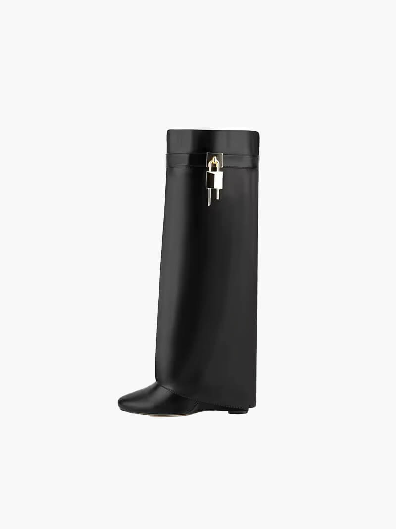 Damen Stiefel Nachhaltig Goldfarben Ökologisch - Norvielle