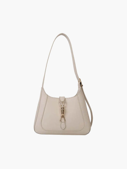 Dellina Damen Schultertasche Kunstleder Elegant