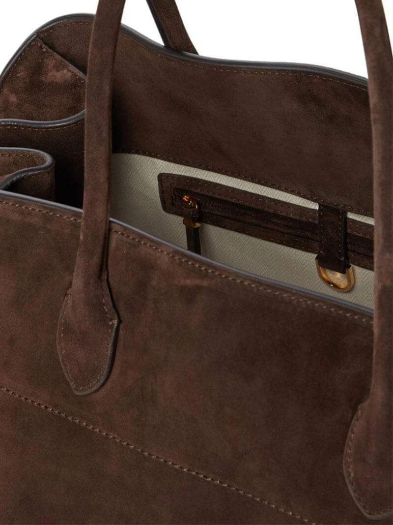 Wildleder Damenhandtasche aus hochwertigem Leder