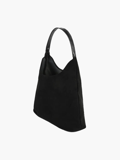 Olga Damen Schultertasche Wildleder Minimalistisch