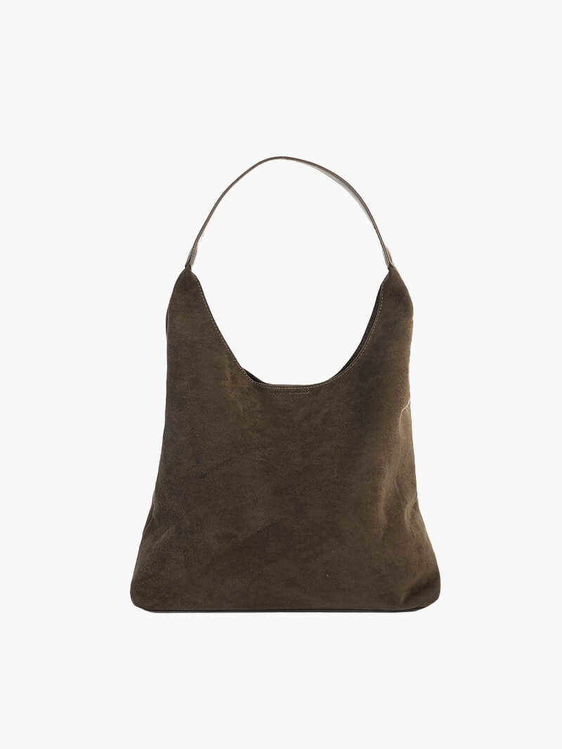 Olga Damen Schultertasche Wildleder Minimalistisch - Norvielle