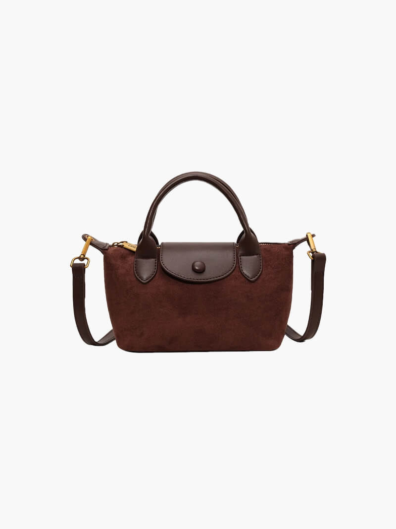 Stilvolle Damen Mini-Tasche Wildleder