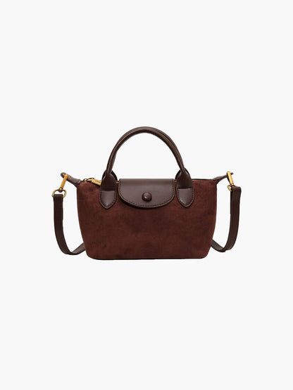 Stilvolle Damen Mini-Tasche Wildleder