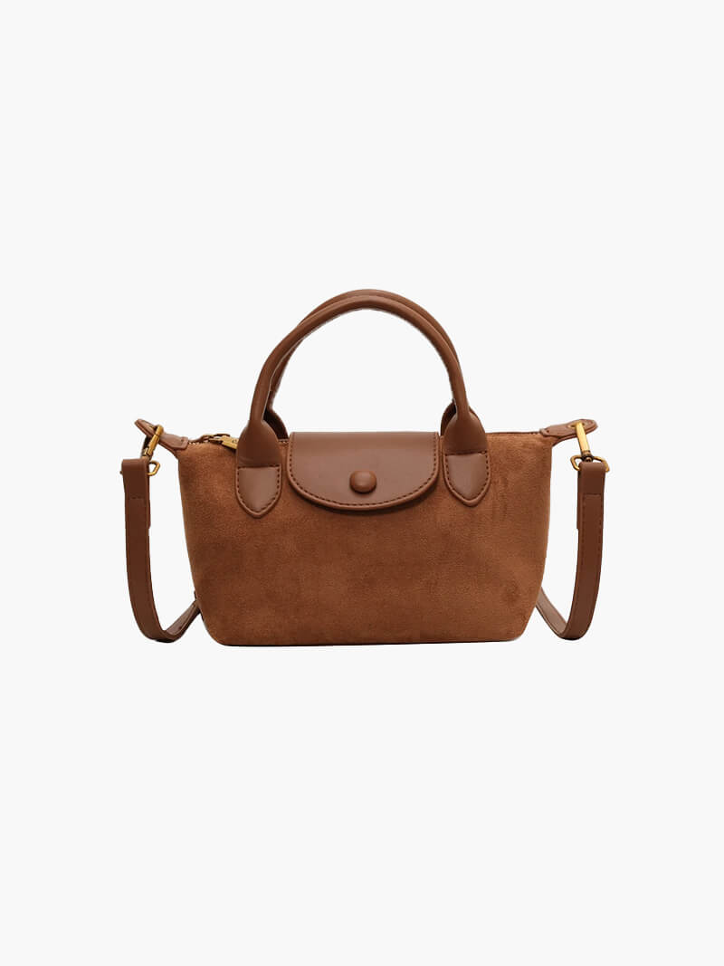 Stilvolle Damen Mini-Tasche Wildleder