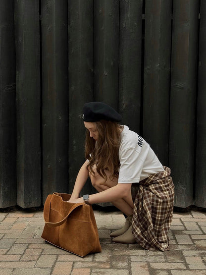 Schultertasche Kunstleder Damen