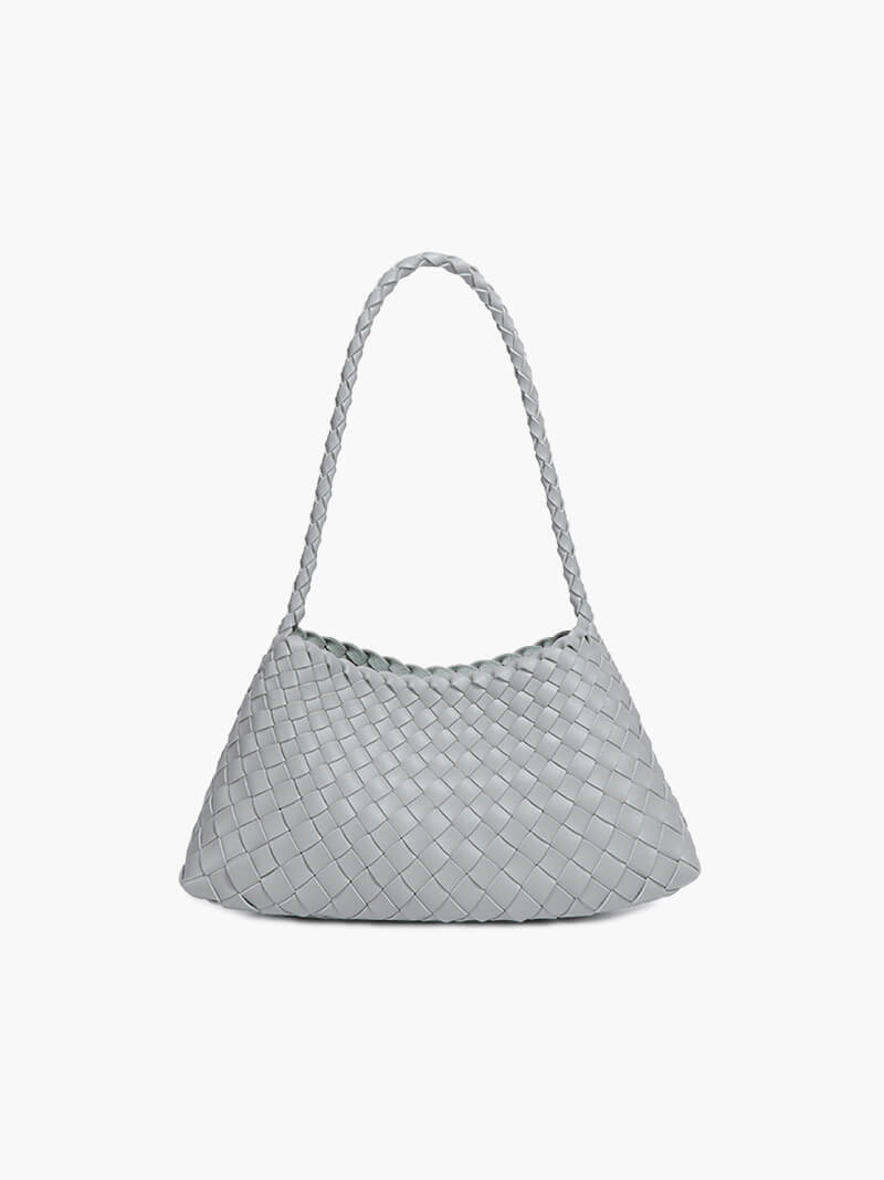 Liese Damen Schultertasche Geflochtenes Leder