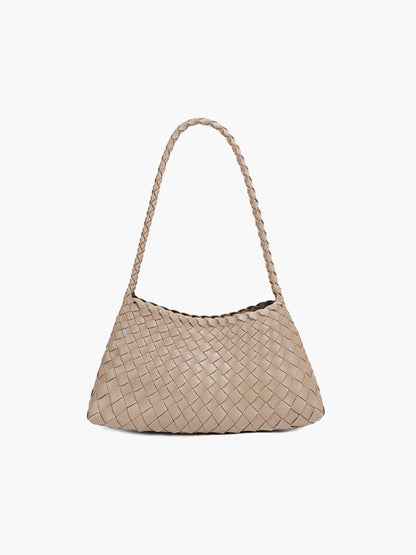 Liese Damen Schultertasche Geflochtenes Leder
