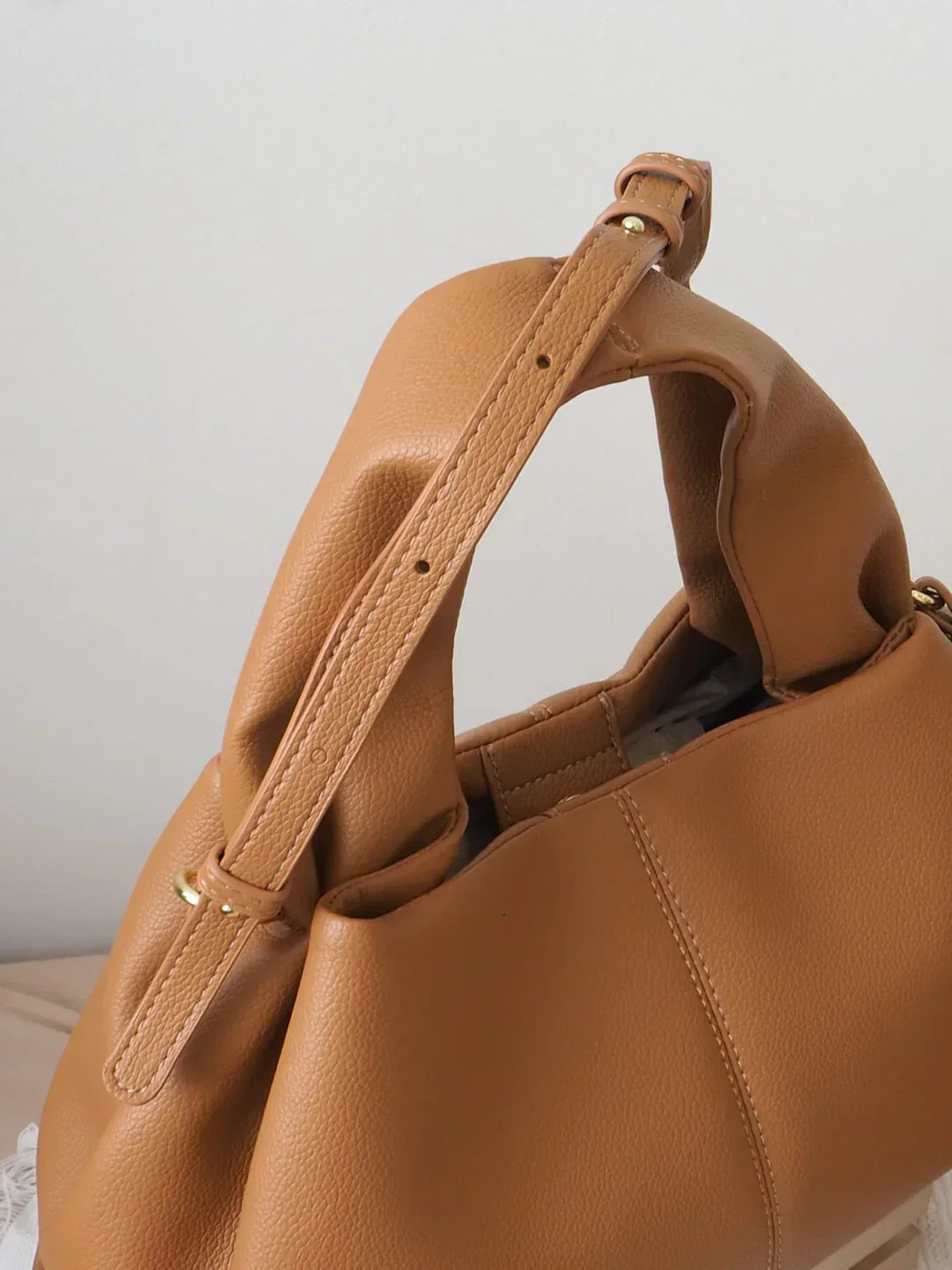 Kunstledertasche Damen Minimalistisch