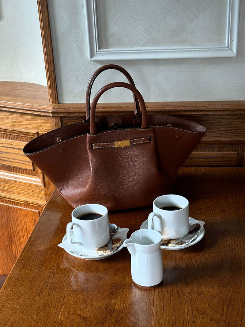 Damen-Shopper aus Kunstleder Groß