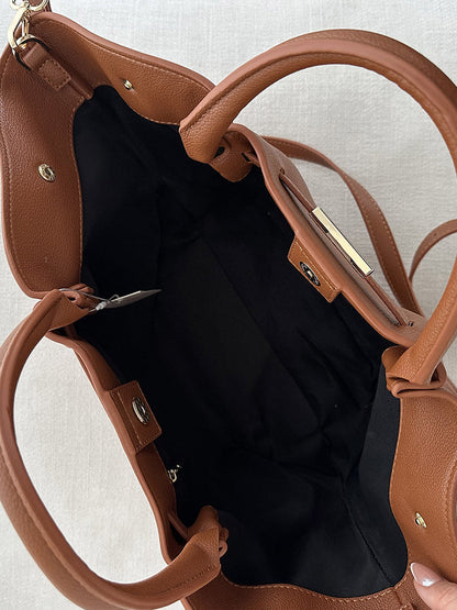 Damen-Shopper aus Kunstleder Groß