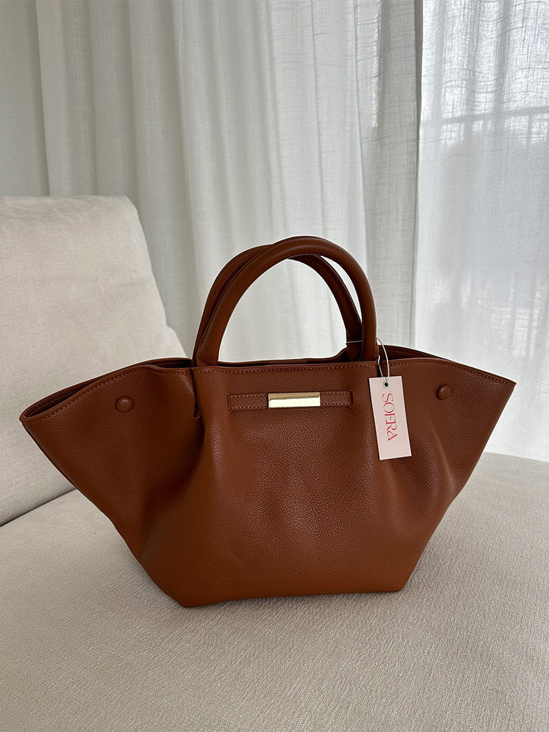 Damen-Shopper aus Kunstleder Groß