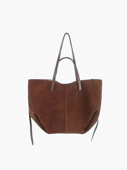 Damen Shopper-Tasche Wildleder Groß - Norvielle