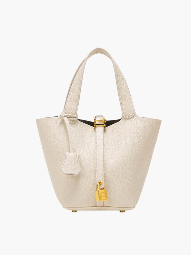 Zelinda Damen Bucket-Bag Kunstleder Stilvoll