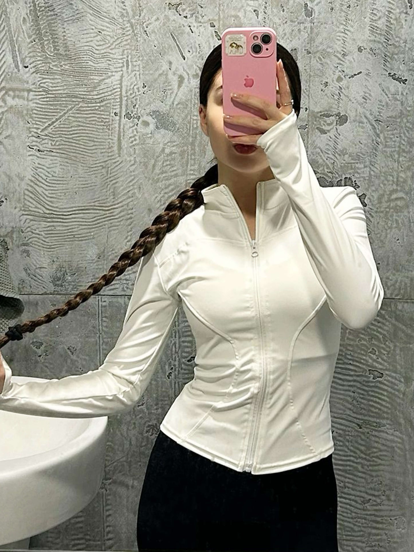 Damen Sportjacke Leichte Reißverschlussjacke
