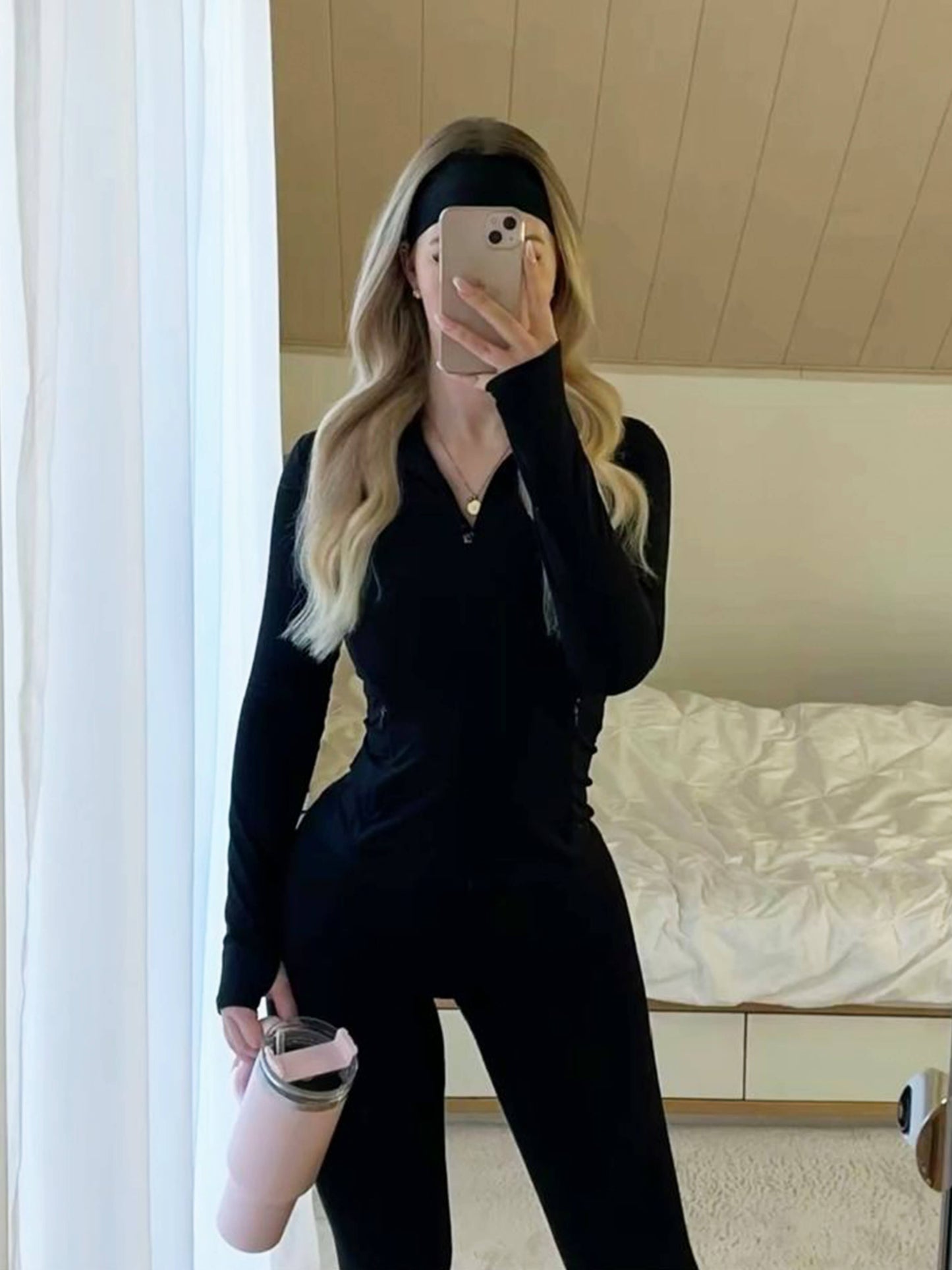 Damen Sportjacke Leichte Reißverschlussjacke