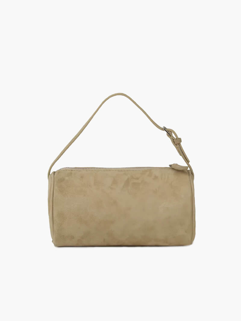 Elegante Damen Schultertasche Wildleder