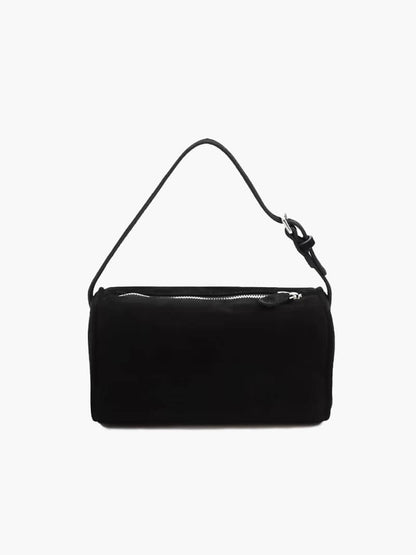 Elegante Damen Schultertasche Wildleder