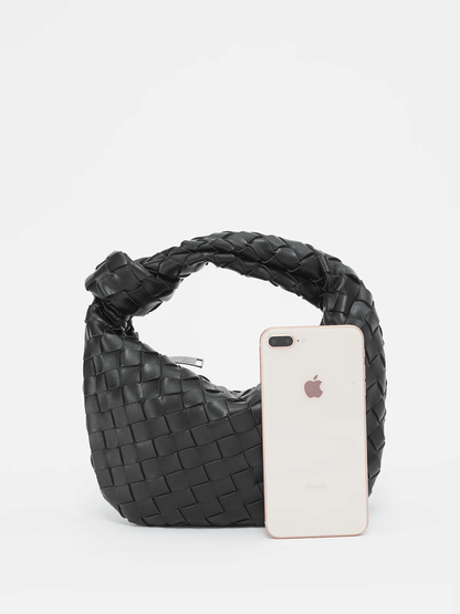 Damen Mini Geflochtene Handtasche