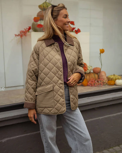 Damen Steppjacke Winter Freizeitjacke Stilvoll - Norvielle