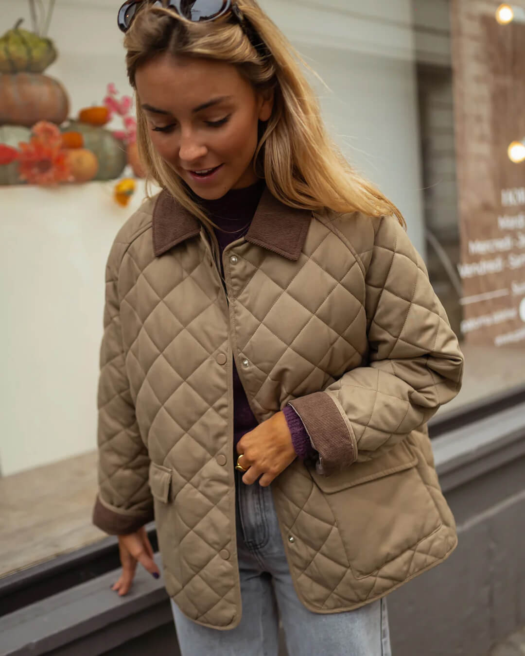 Damen Steppjacke Winter Freizeitjacke Stilvoll