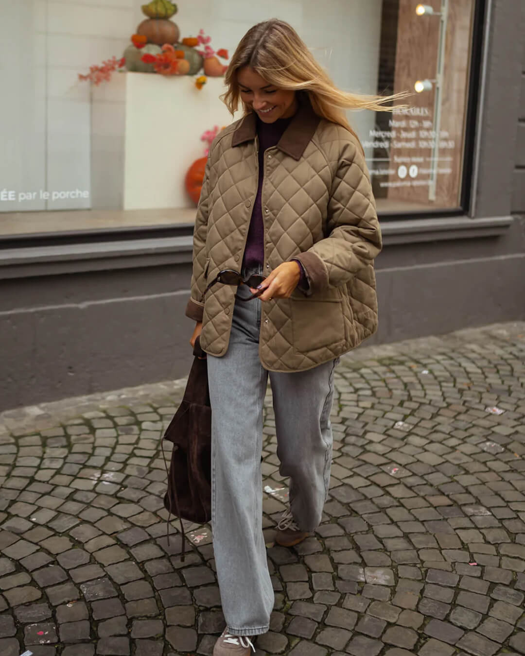 Damen Steppjacke Winter Freizeitjacke Stilvoll