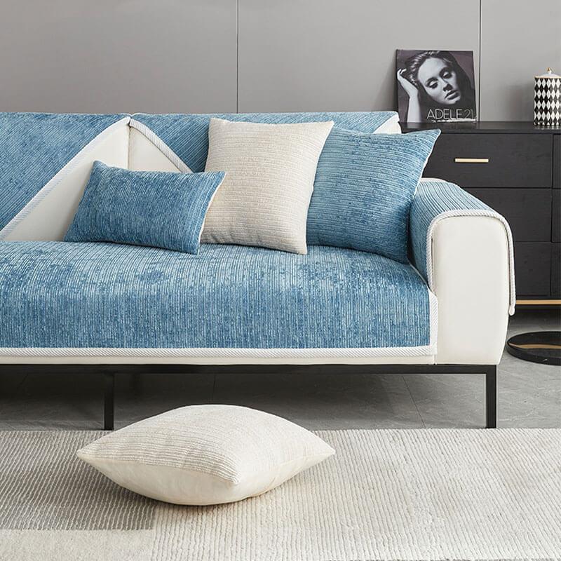 Haustierfreundlicher Sofaüberzug aus Chenille-Stoff
