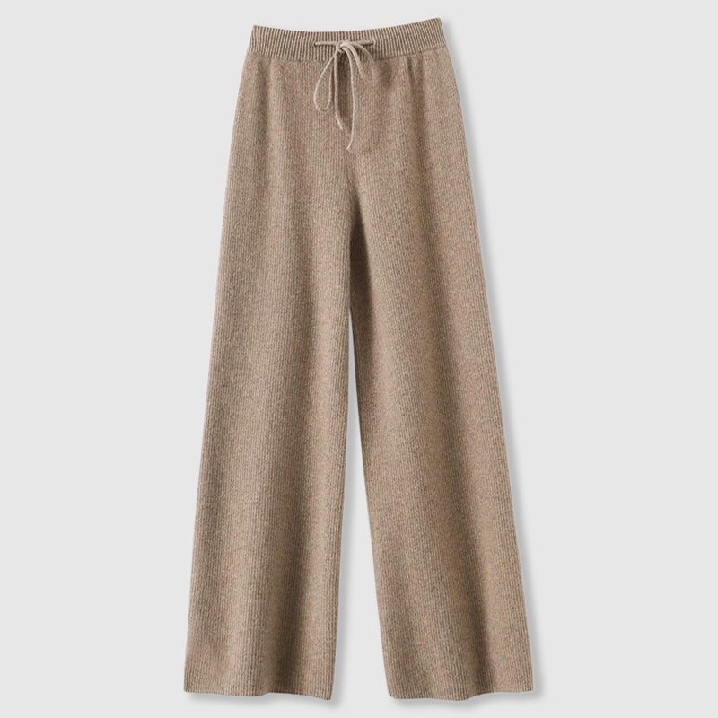 Damen Winterhose Weite Bein Schwarz - Norvielle