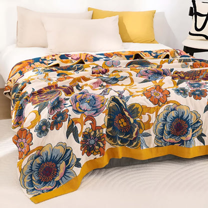 Weiches Wendbares Blumen-Decke → Weiche Wendbare Blumendecke - Norvielle