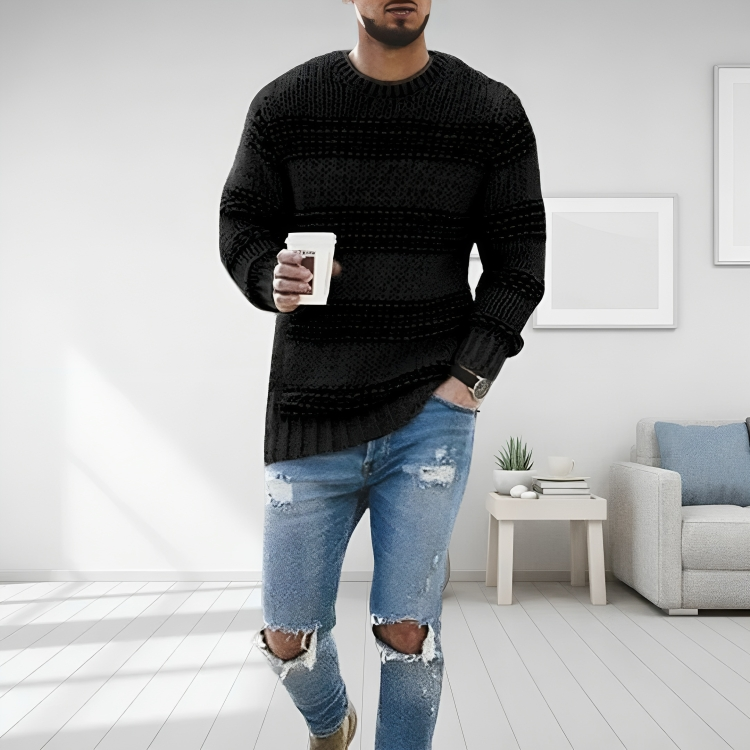 Herren Strickpullover Weich Zeitloses Design