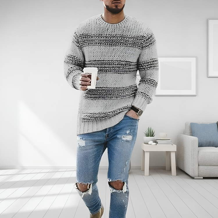 Herren Strickpullover Weich Zeitloses Design