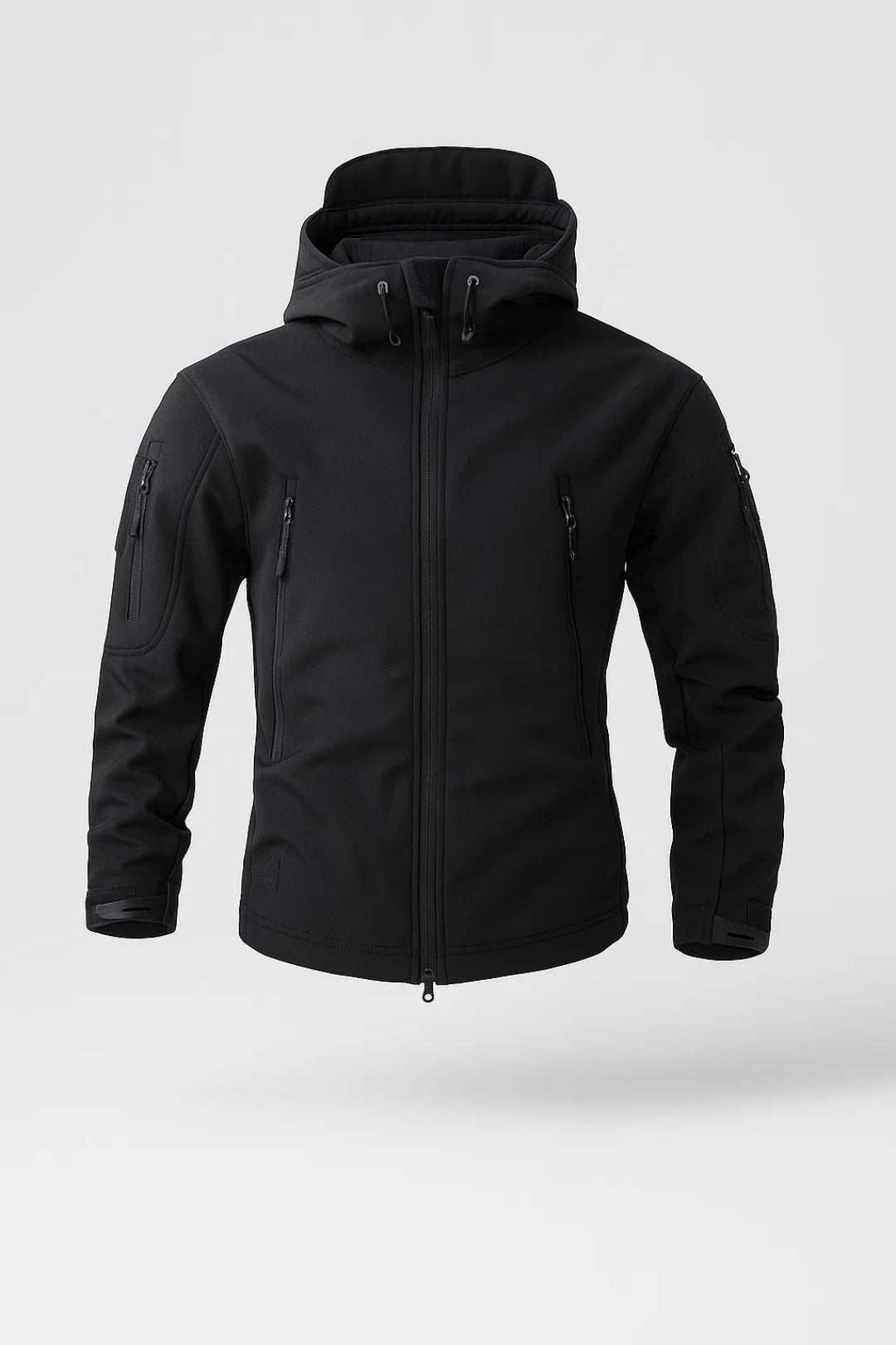Herren Winterjacke Mit Kapuze Und Reißverschluss
