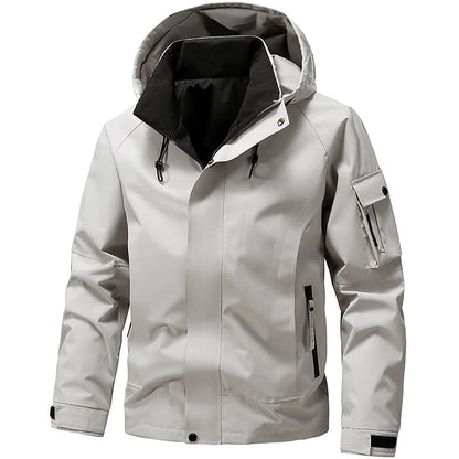Norvielle Herren Softshelljacke Wasserabweisend Mit Kapuze